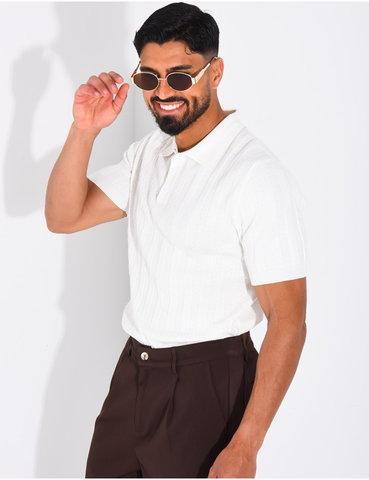 Kurzärmeliges Polohemd