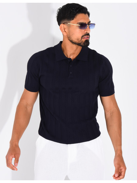 Short-sleeved polo shirt