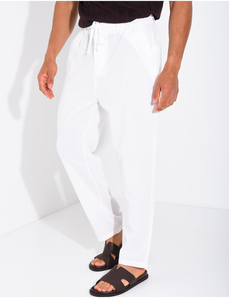 Pantalon en lin Homme
