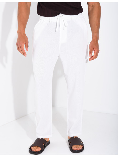 Pantalon en lin Homme