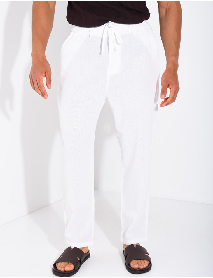 Pantalon en lin Homme