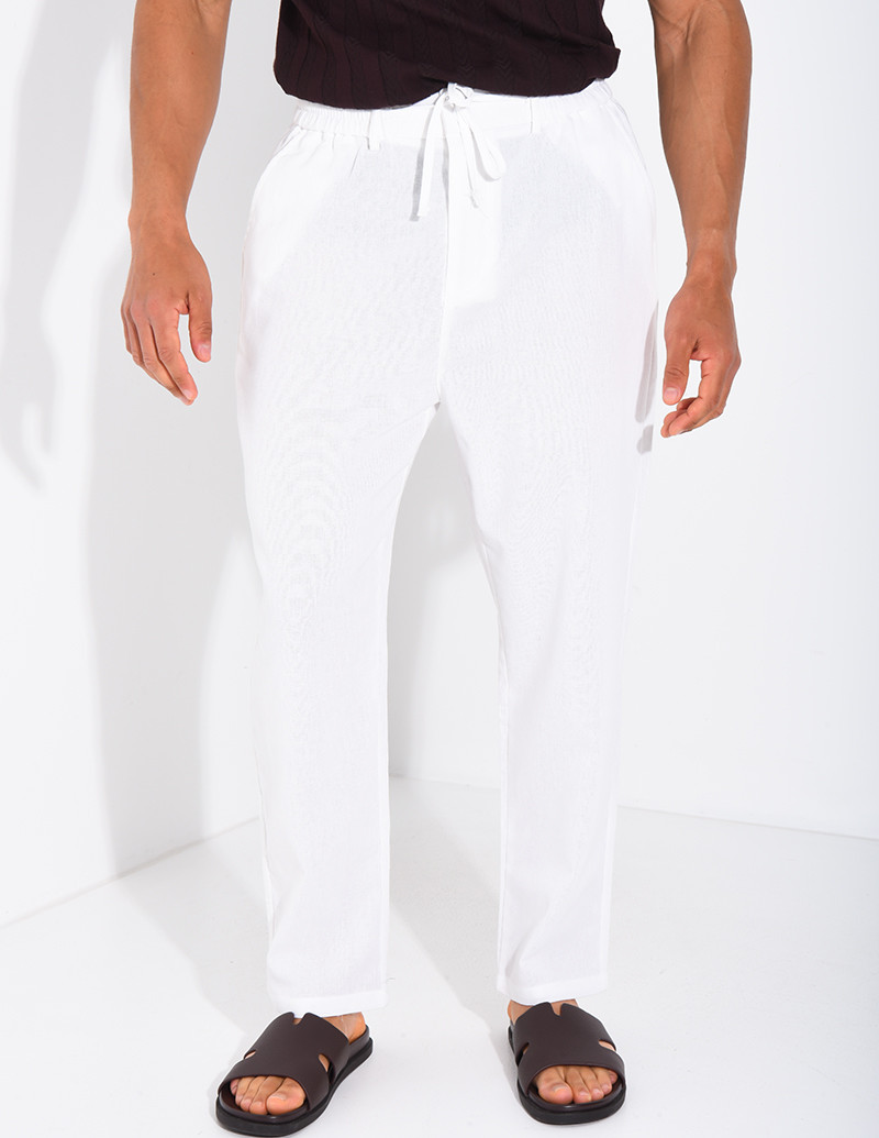 Pantalon en lin Homme