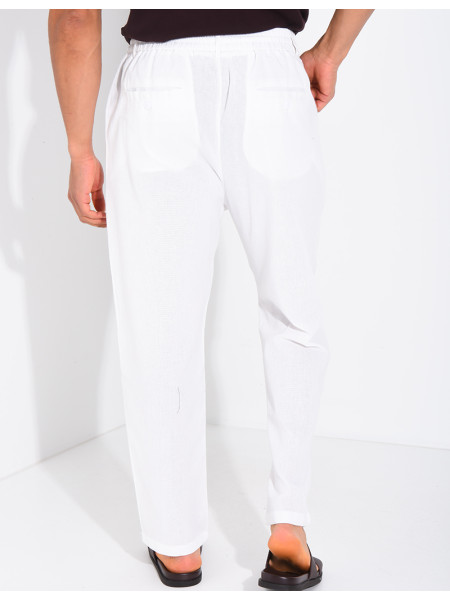Pantalon en lin Homme