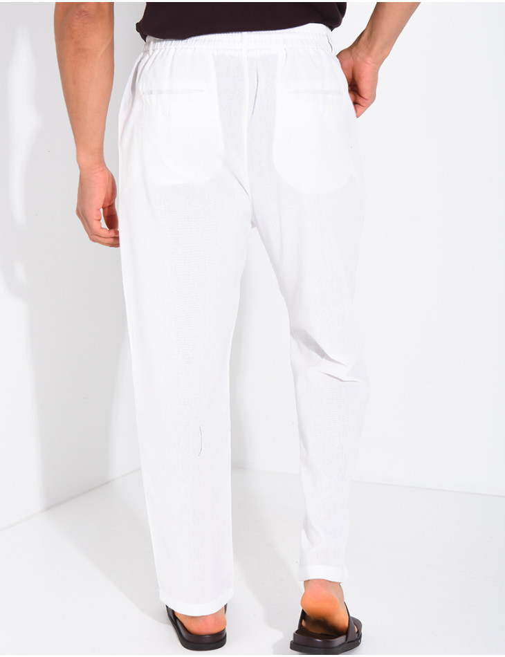 Pantalon en lin Homme