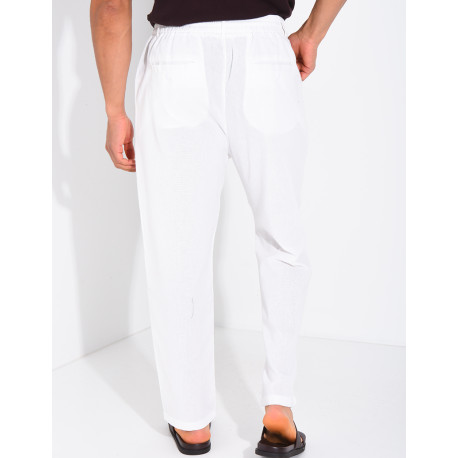 Pantalon en lin Homme