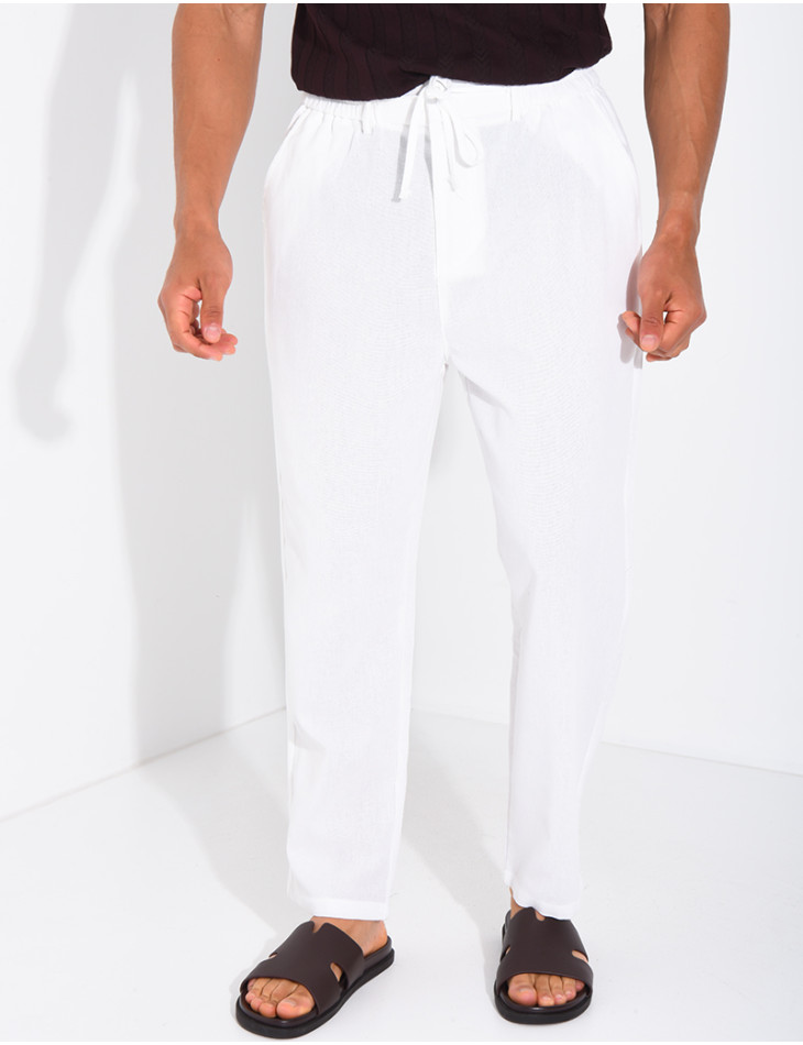 Pantalon en lin Homme