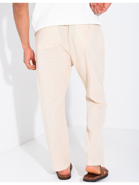 Pantalon en lin Homme