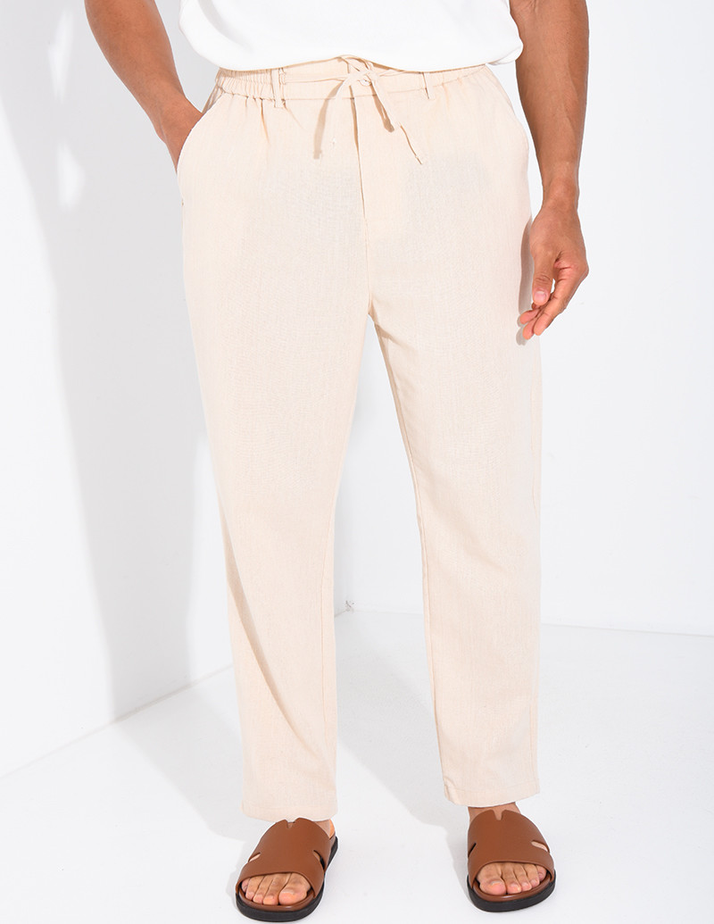 Pantalon en lin Homme