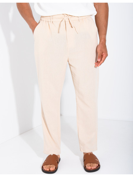 Pantalon en lin Homme