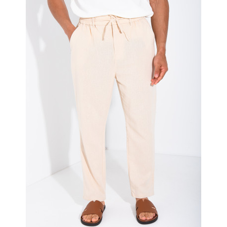 Pantalon en lin Homme