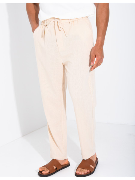 Pantalon en lin Homme