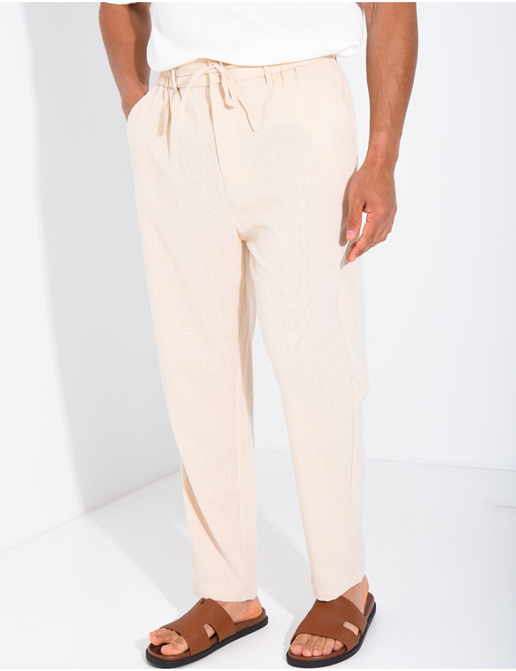 Pantalon en lin Homme
