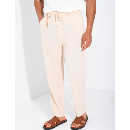 Pantalon en lin Homme