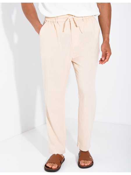 Pantalon en lin Homme