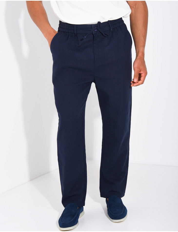 Pantalon en lin Homme