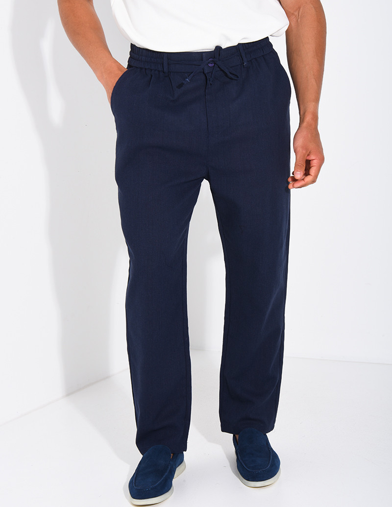 Pantalon en lin Homme