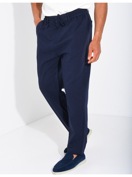 Pantalon en lin Homme