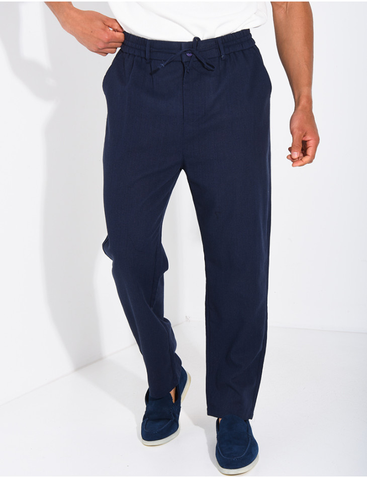 Pantalon en lin Homme