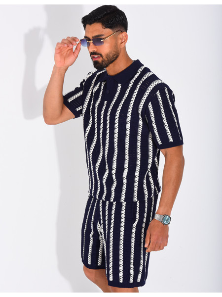 Polo shirt and shorts set