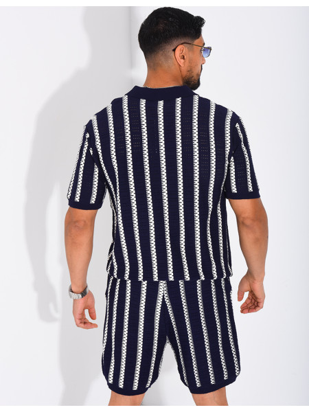 Polo shirt and shorts set