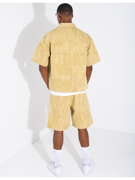 Ensemble en jeans short et chemise