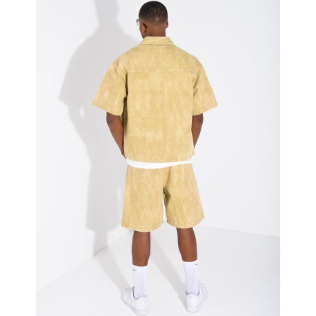 Ensemble en jeans short et chemise