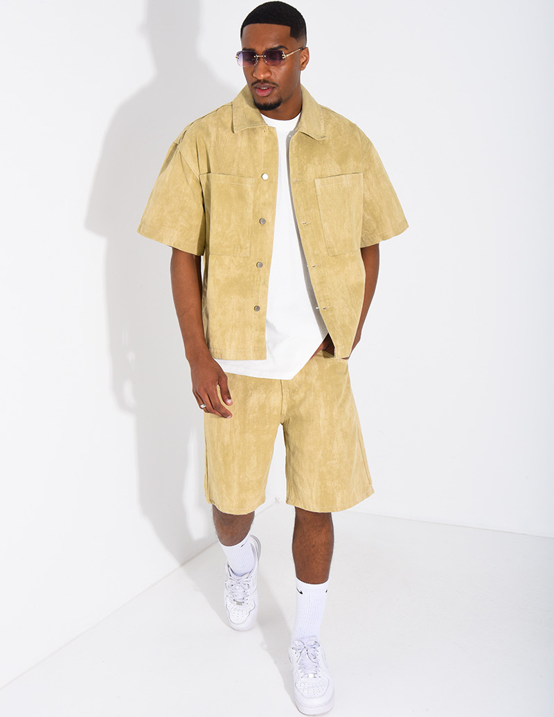 Ensemble en jeans short et...