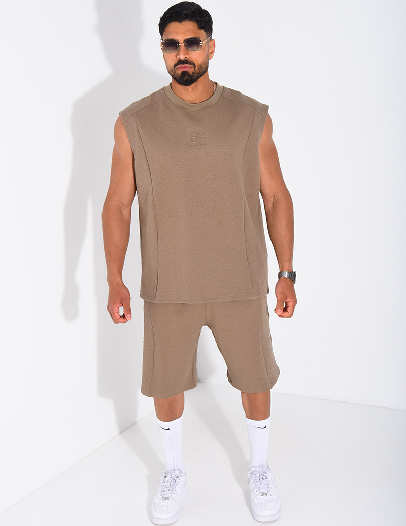 Ensemble Homme texturé...