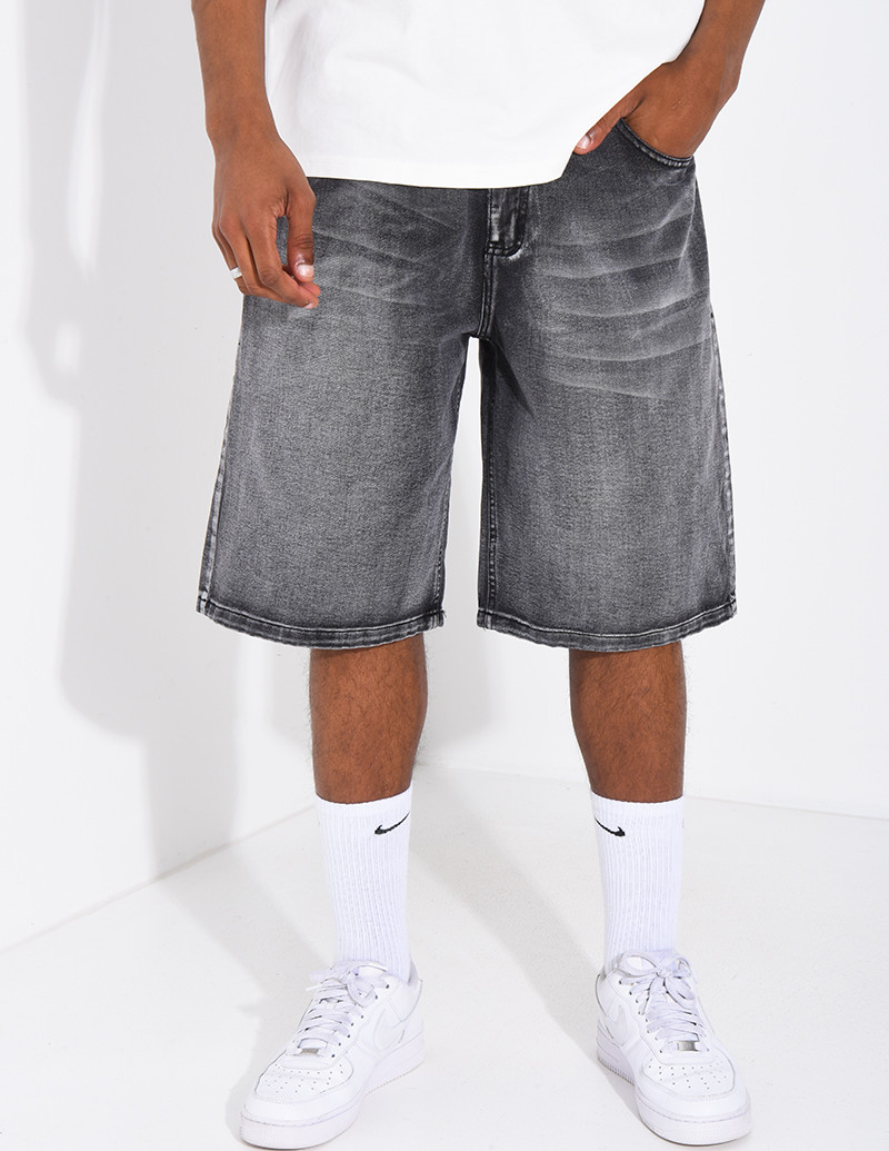 Denim Bermuda shorts