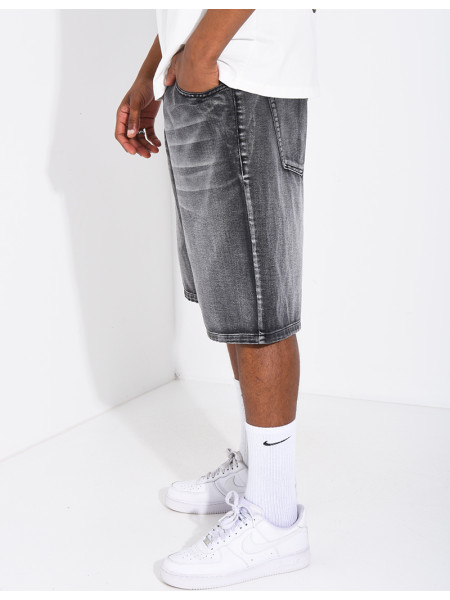 Denim Bermuda shorts