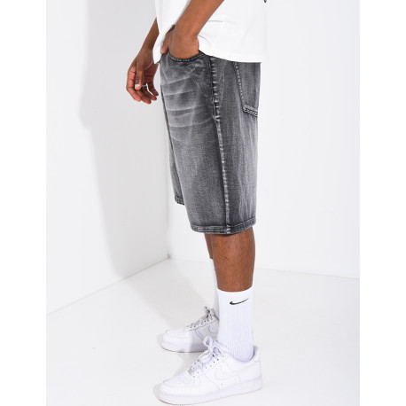 Denim Bermuda shorts