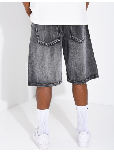 Denim Bermuda shorts