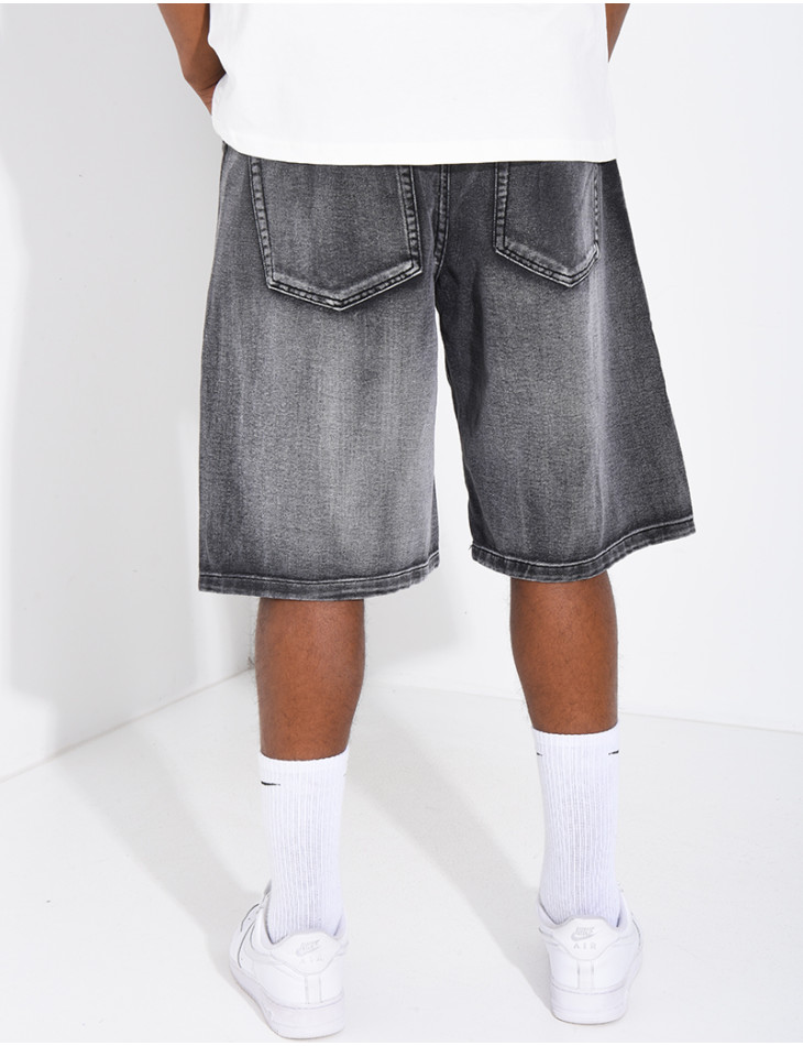 Denim Bermuda shorts