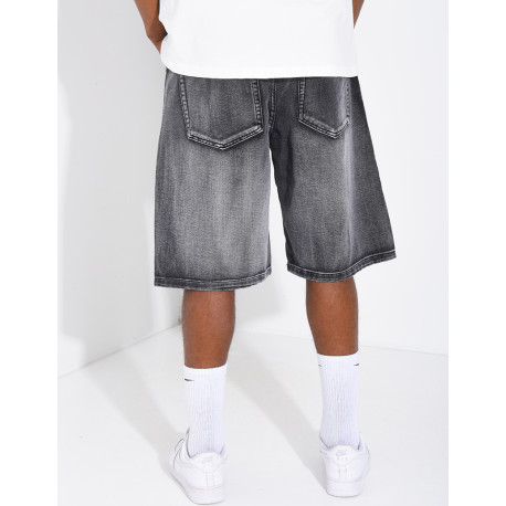 Denim Bermuda shorts