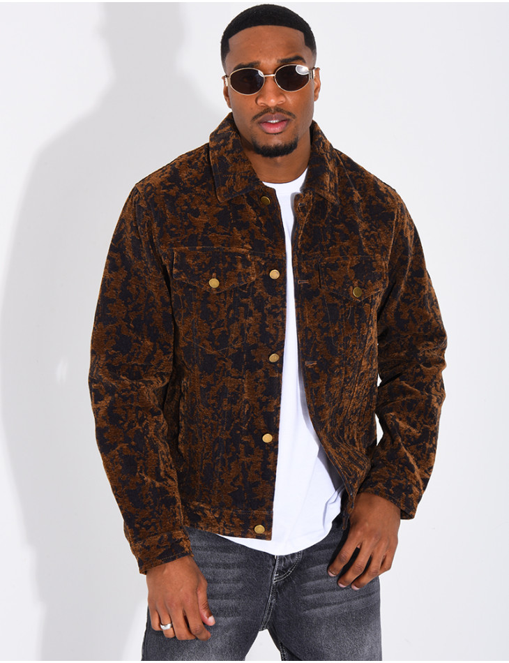 Veste imprimée au touché doux