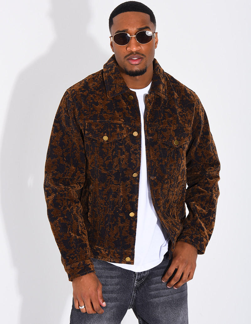 Veste imprimée au touché doux