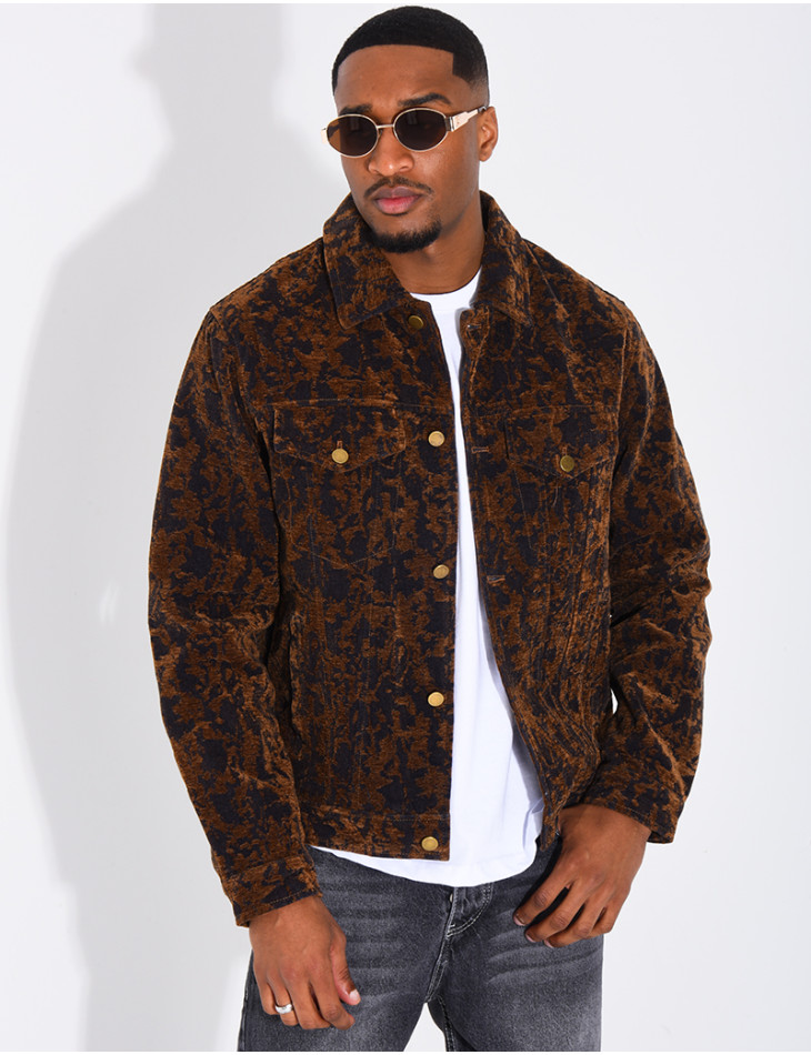 Veste imprimée au touché doux