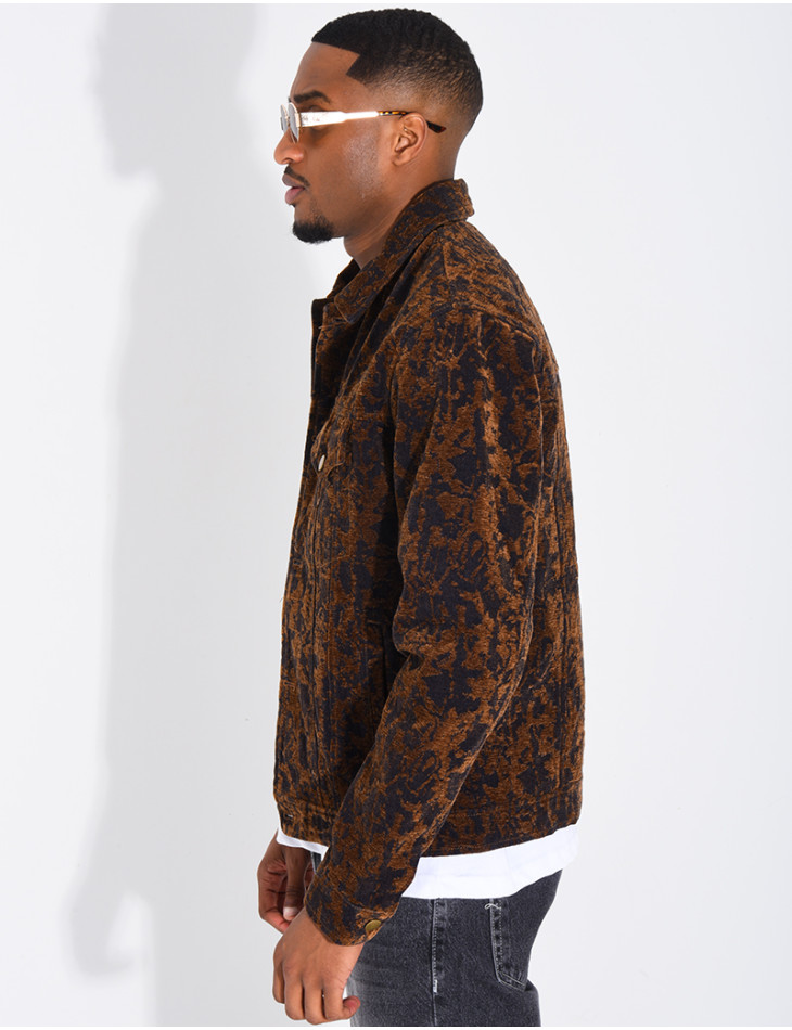 Veste imprimée au touché doux