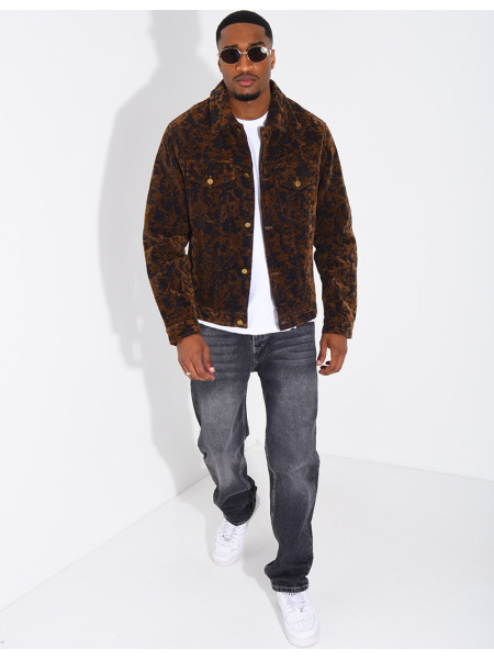 Veste imprimée au touché doux