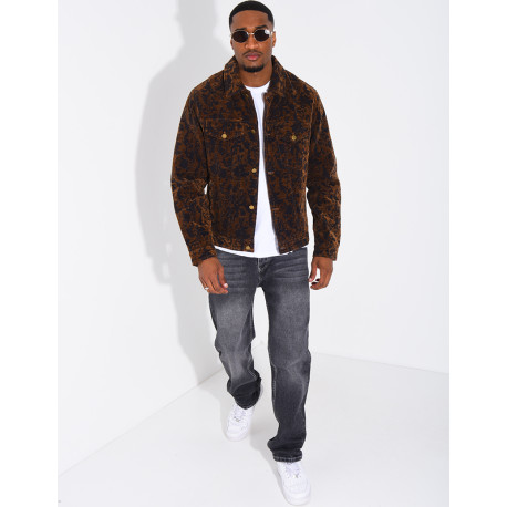 Veste imprimée au touché doux