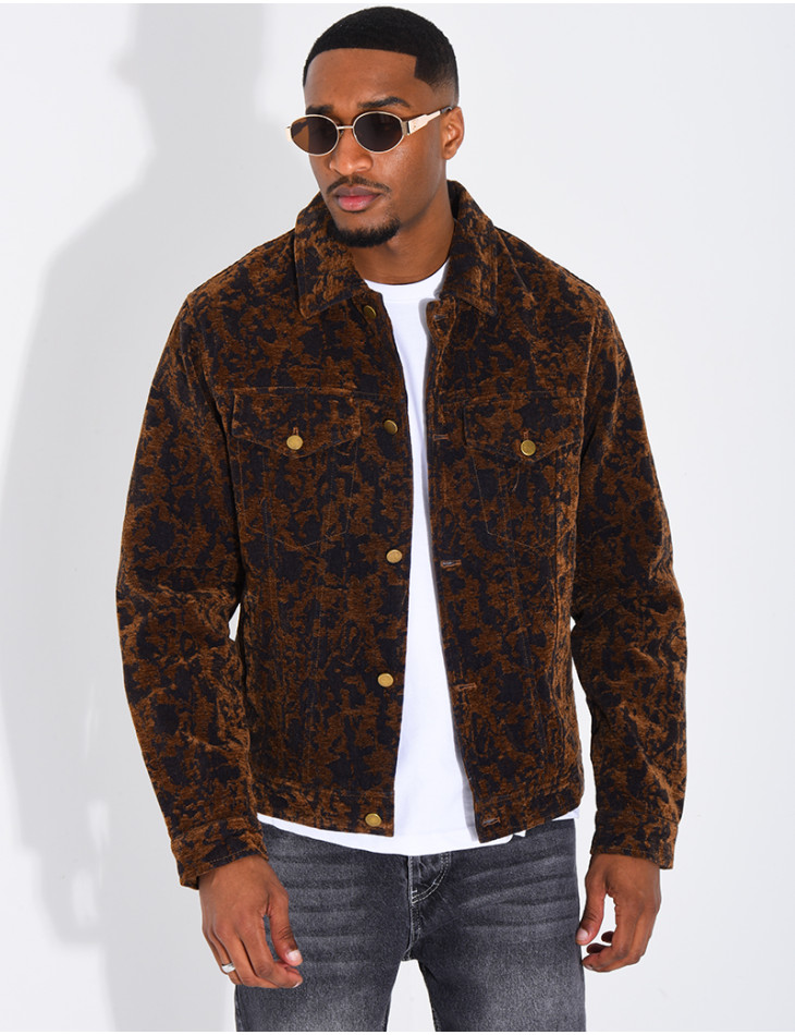 Veste imprimée au touché doux