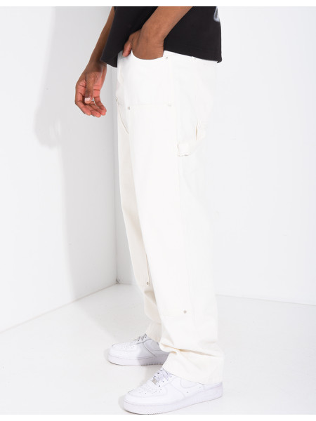 Jeans à empiècements contratstants