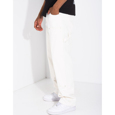 Jeans à empiècements contratstants