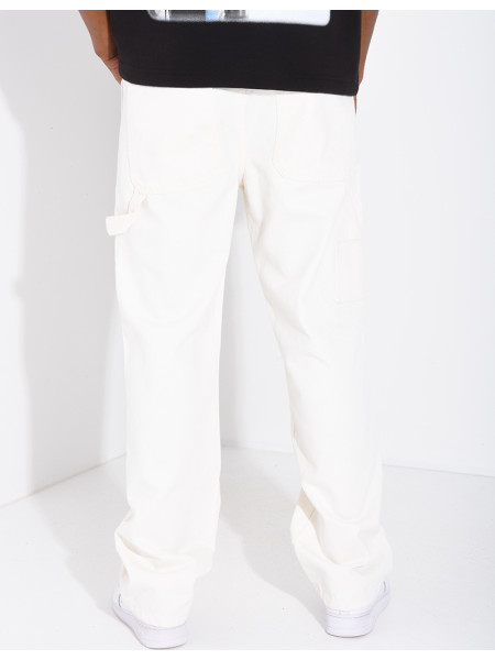 Jeans à empiècements contratstants