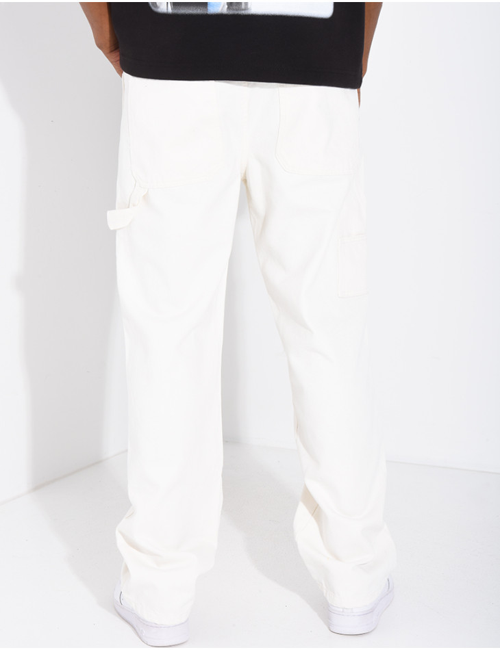 Jeans à empiècements contratstants