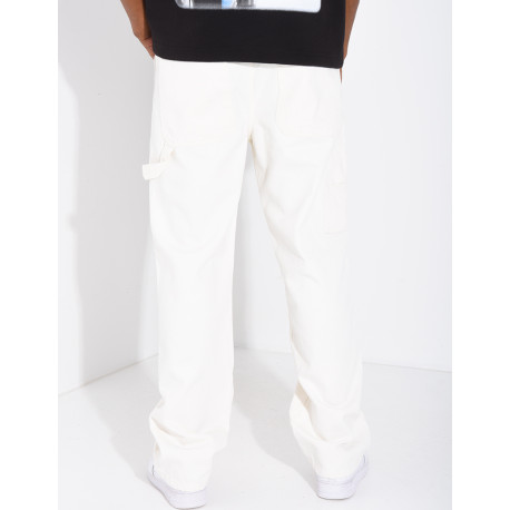 Jeans à empiècements contratstants