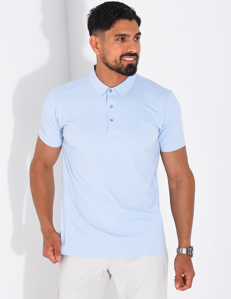 Polo manches courtes à...