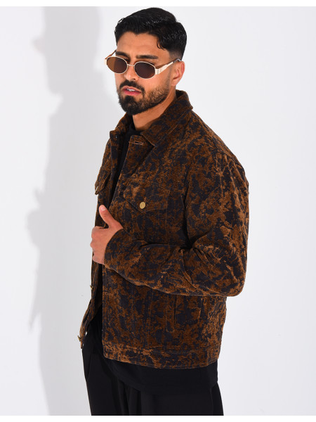 Veste imprimée au touché doux