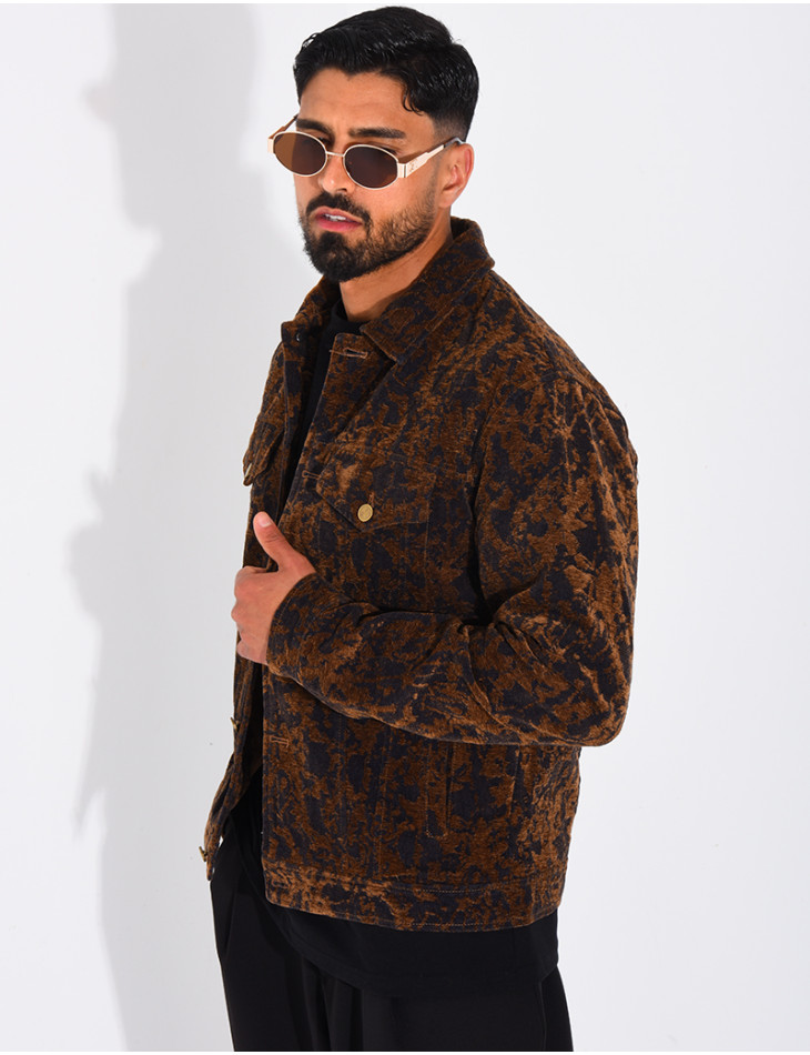 Veste imprimée au touché doux