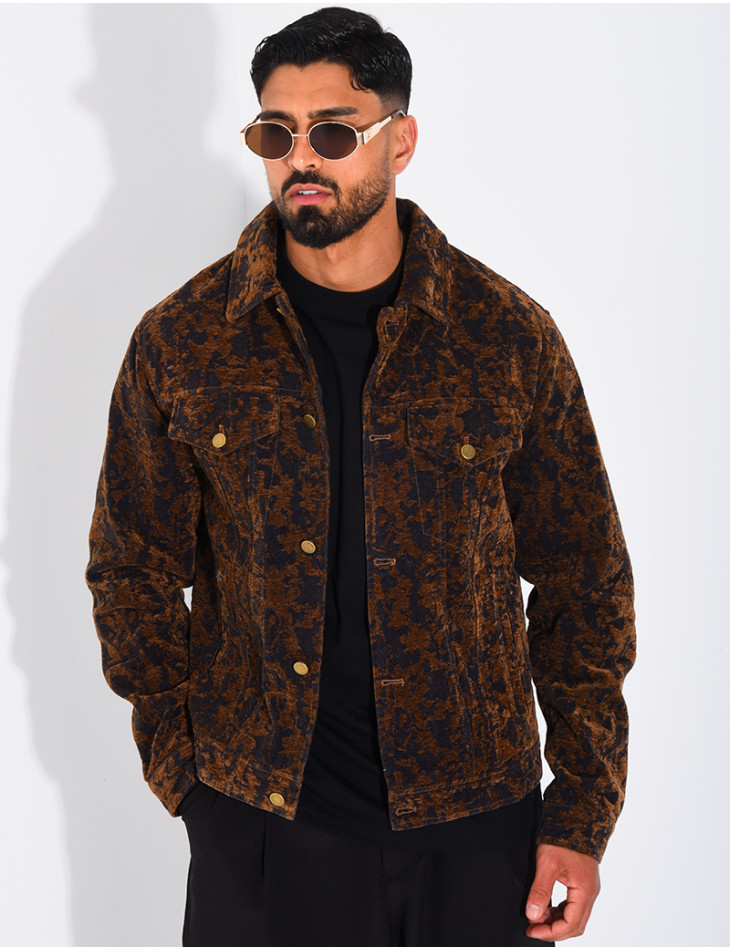 Veste imprimée au touché doux